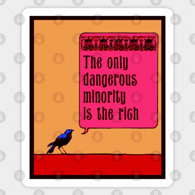 Bird Against Capitalism Magnet by k8_thenotsogreat